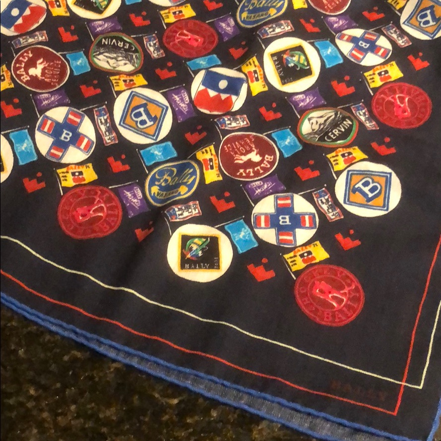 Bally Scarf 70 Wool Brand New Original